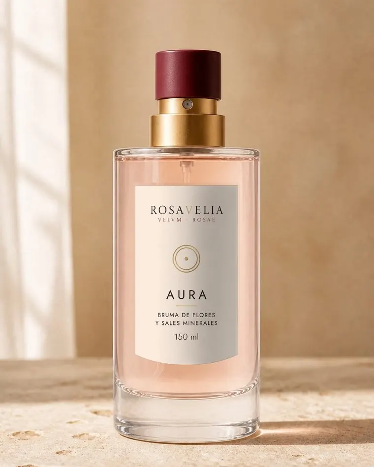 Aura con su etiqueta