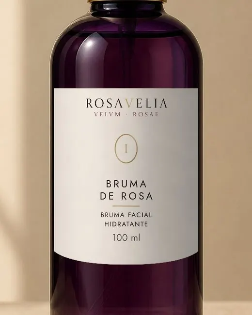 Etiqueta de la Bruma de Rosa con el sello I